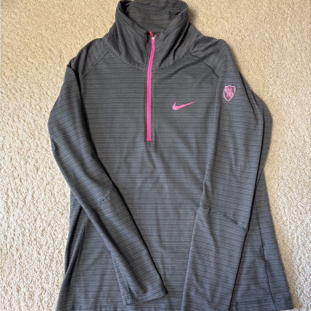 Nike Golf Gray Striped Shirt